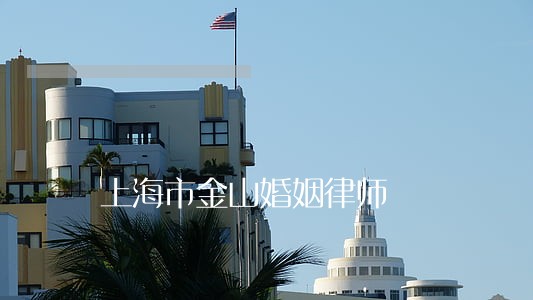 上海市金山婚姻律师 上海市金山婚姻律师
