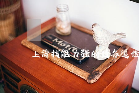 上海找能力强的债务追偿律师推荐 上海找能力强的债务追偿律师推荐