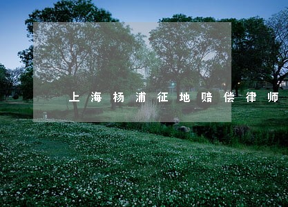 上海杨浦征地赔偿律师免费咨询