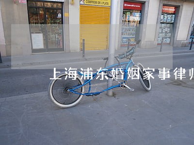 上海浦东婚姻家事律师哪里找 上海浦东婚姻家事律师哪里找