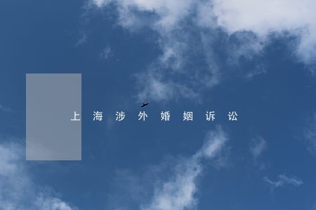 上海涉外婚姻诉讼 上海涉外婚姻诉讼