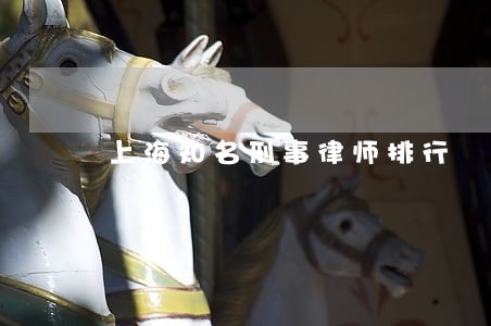 上海知名刑事律师排行 上海知名刑事律师排行