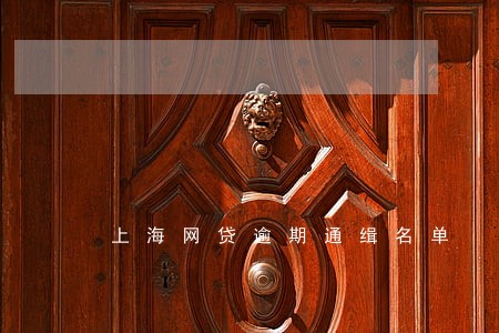 上海网贷逾期通缉名单 上海网贷逾期通缉名单