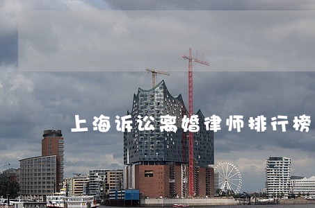 上海诉讼离婚律师排行榜