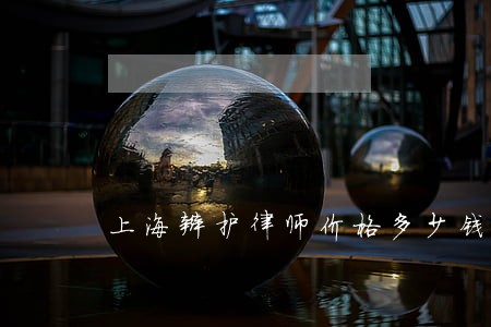 上海辩护律师价格多少钱 上海辩护律师价格多少钱