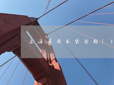 上海通用车贷逾期15会怎么样