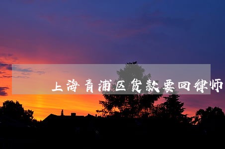 上海青浦区货款要回律师 上海青浦区货款要回律师