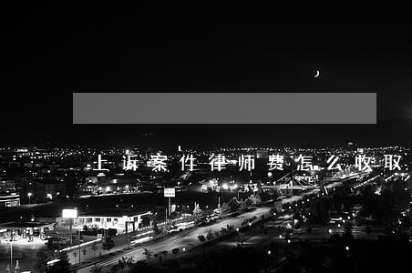上诉案件律师费怎么收取 上诉案件律师费怎么收取