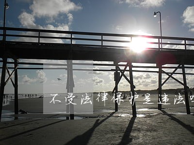 不受法律保护是违法吗 不受法律保护是违法吗