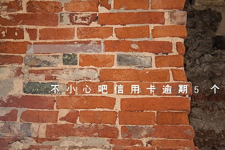 不小心吧信用卡逾期5个月