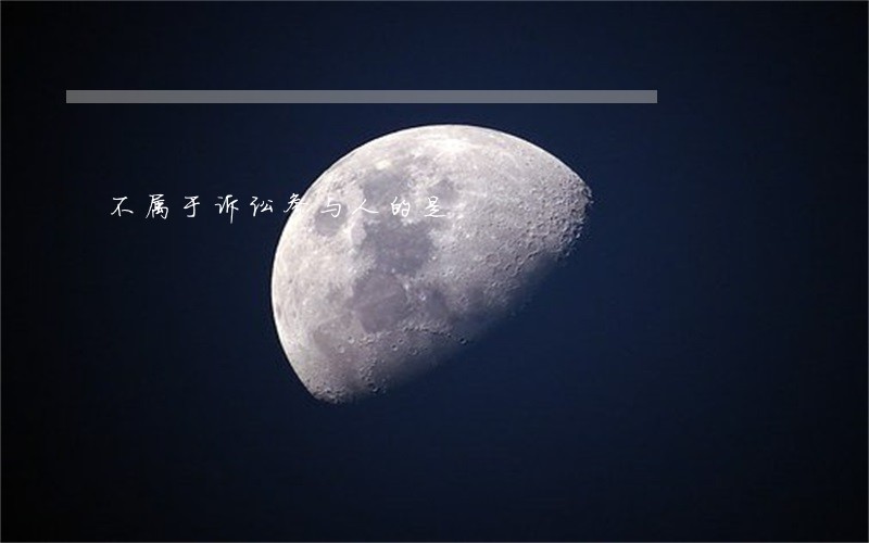 不属于诉讼参与人的是 不属于诉讼参与人的是