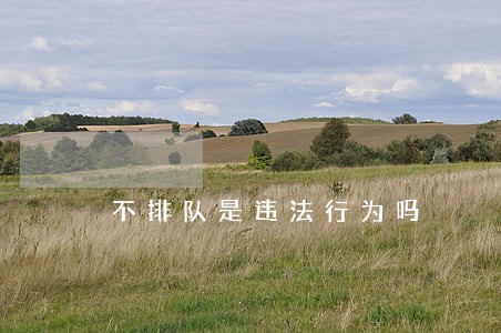 不排队是违法行为吗 不排队是违法行为吗