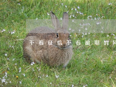 不看征信不看逾期的网贷 不看征信不看逾期的网贷