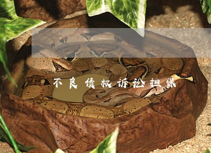 不良债权诉讼担保 不良债权诉讼担保