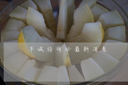 不诚信诉讼最新消息 不诚信诉讼最新消息