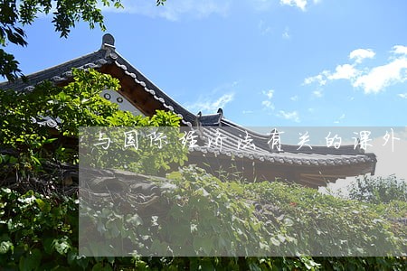 与国际经济法有关的课外书 与国际经济法有关的课外书