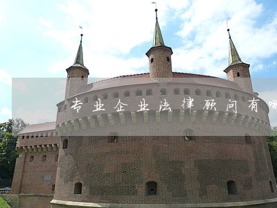 专业企业法律顾问有哪些 专业企业法律顾问有哪些