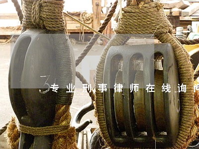 专业刑事律师在线询问 专业刑事律师在线询问