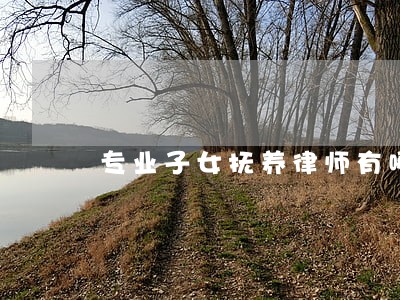 专业子女抚养律师有哪些 专业子女抚养律师有哪些