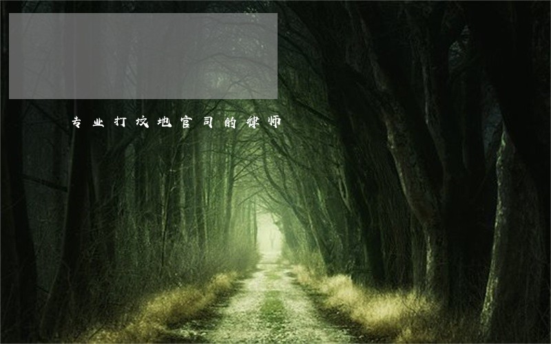 专业打坟地官司的律师 专业打坟地官司的律师