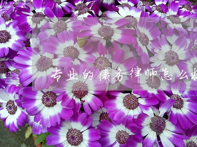 专业的债务律师怎么收费 专业的债务律师怎么收费