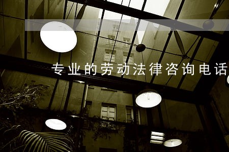 专业的劳动法律咨询电话 专业的劳动法律咨询电话
