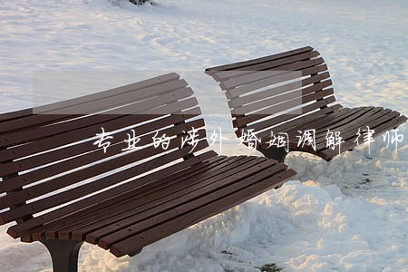 专业的涉外婚姻调解律师在线