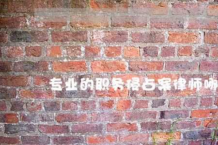 专业的职务侵占案律师哪个好 专业的职务侵占案律师哪个好