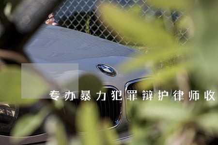 专办暴力犯罪辩护律师收费标准 专办暴力犯罪辩护律师收费标准