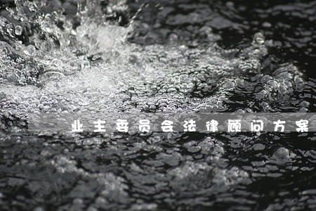 业主委员会法律顾问方案 业主委员会法律顾问方案