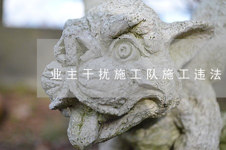 业主干扰施工队施工违法吗 业主干扰施工队施工违法吗