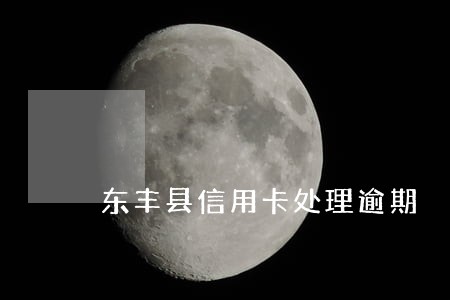 东丰县信用卡处理逾期 东丰县信用卡处理逾期
