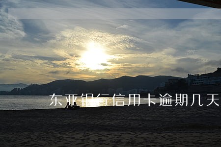 东亚银行信用卡逾期几天上征信 东亚银行信用卡逾期几天上征信