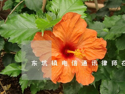 东坑镇电信通讯律师在线免费咨询 东坑镇电信通讯律师在线免费咨询