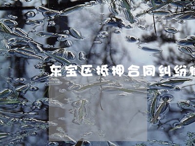 东宝区抵押合同纠纷律师 东宝区抵押合同纠纷律师