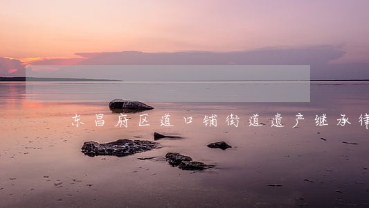 东昌府区道口铺街道遗产继承律师