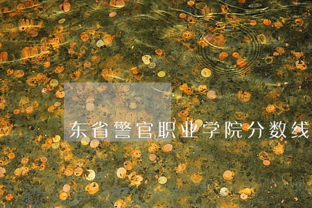 东省警官职业学院分数线