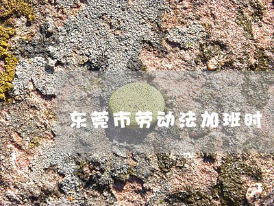 东莞市劳动法加班时 东莞市劳动法加班时