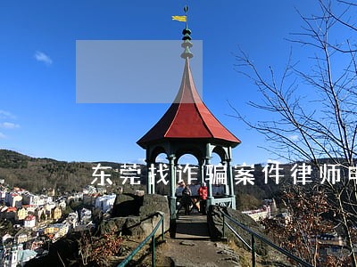 东莞找诈骗案件律师电话咨询 东莞找诈骗案件律师电话咨询