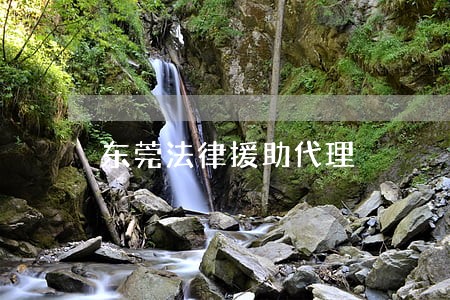 东莞法律援助代理 东莞法律援助代理