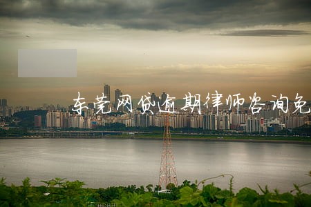 东莞网贷逾期律师咨询免费 东莞网贷逾期律师咨询免费