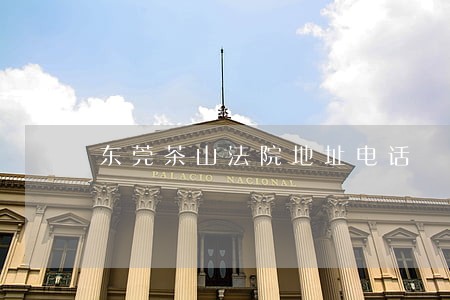 东莞茶山法院地址电话 东莞茶山法院地址电话