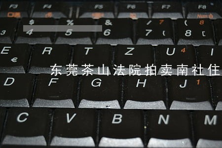 东莞茶山法院拍卖南社住房 东莞茶山法院拍卖南社住房