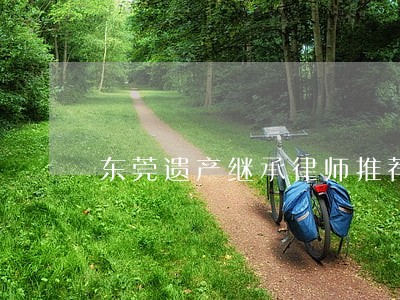 东莞遗产继承律师推荐 东莞遗产继承律师推荐