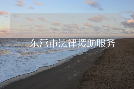 东营市法律援助服务