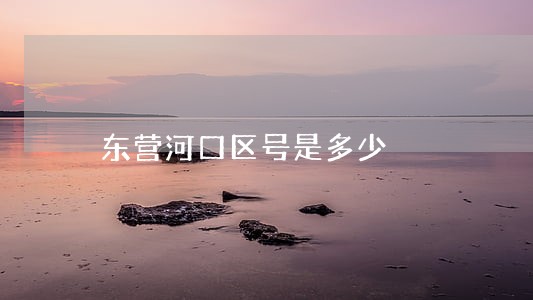 东营河口区号是多少 东营河口区号是多少