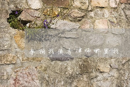 东阳找债务律师哪里找 东阳找债务律师哪里找