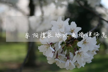 东阳擅长协议离婚律师怎么委托 东阳擅长协议离婚律师怎么委托