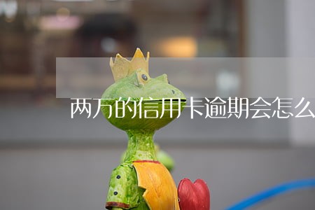 两万的信用卡逾期会怎么样 两万的信用卡逾期会怎么样