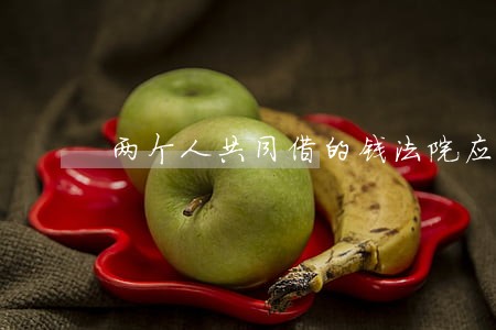 两个人共同借的钱法院应怎么处理 两个人共同借的钱法院应怎么处理